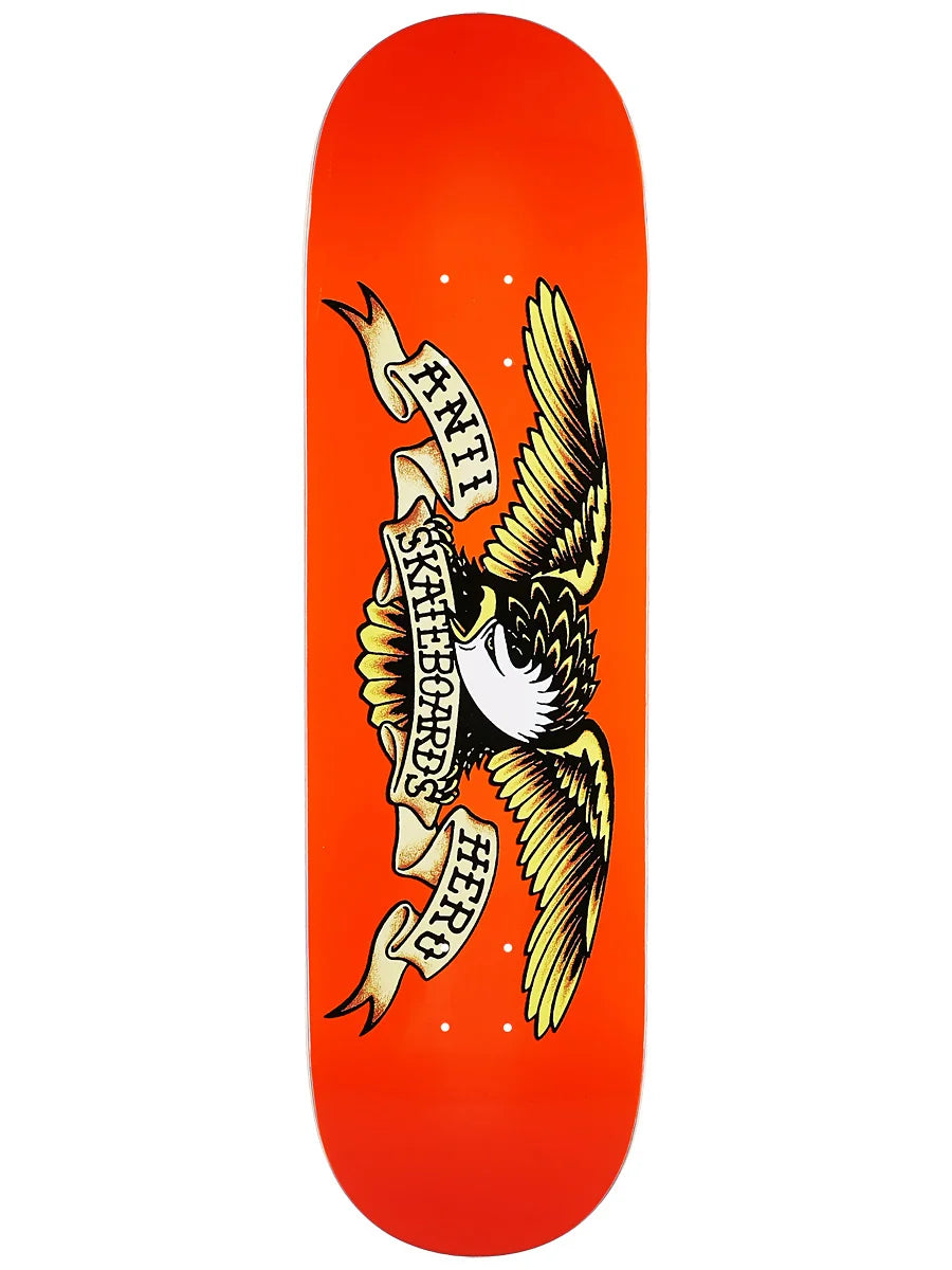 Anti Hero Classic Eagle Orange Deck 9”