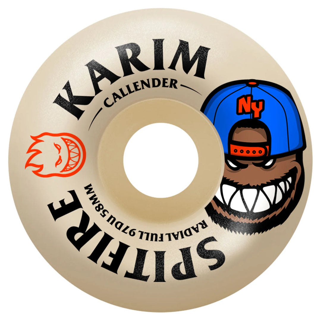 Spitfire Wheels Callender Burn Squad Radial Full F4 97a 58mm