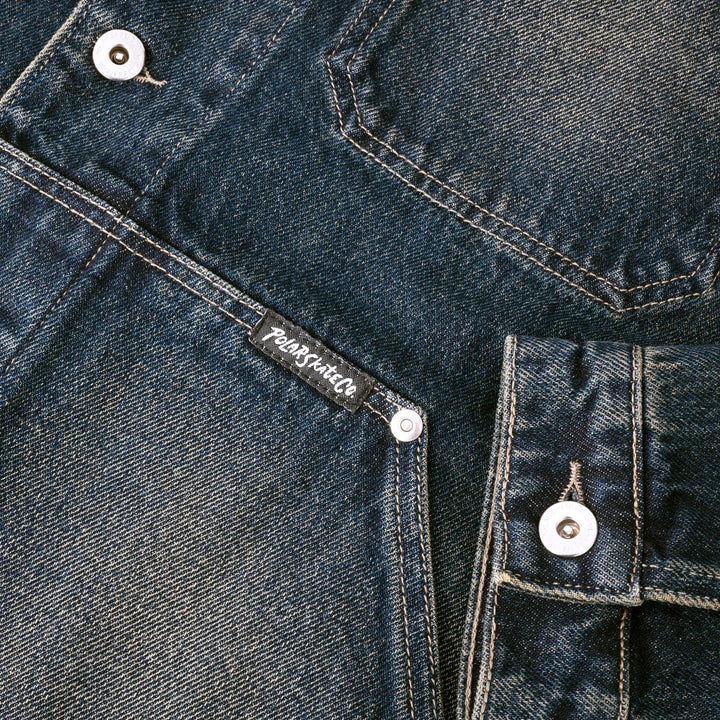 Polar Skate Co. PATRIK JACKET - DIRTY BLUE