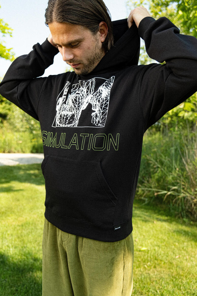 Quasi Skateboards Simulation Hoodie [Black]