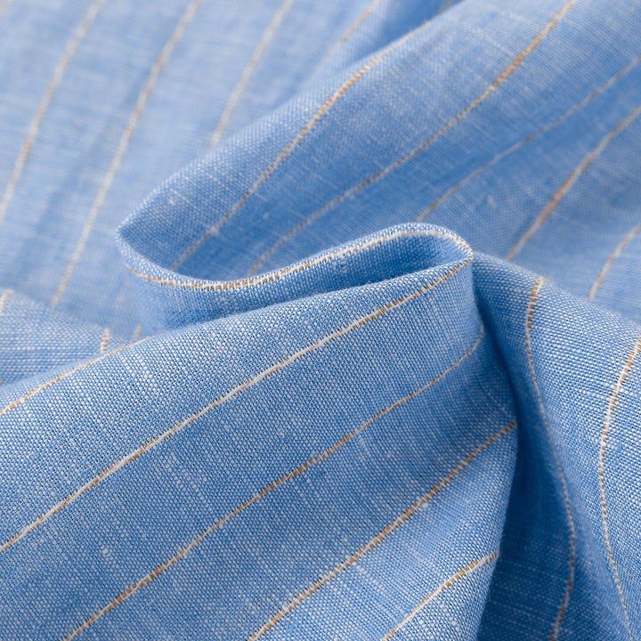 Draped Linen Light Blue