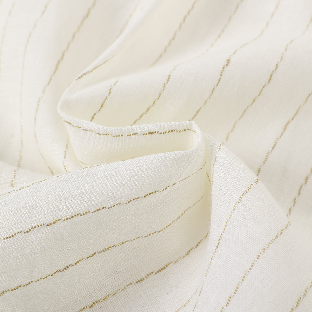 Draped Linen Off White