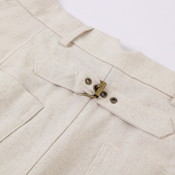 Speakeasy Linen Pants Beige