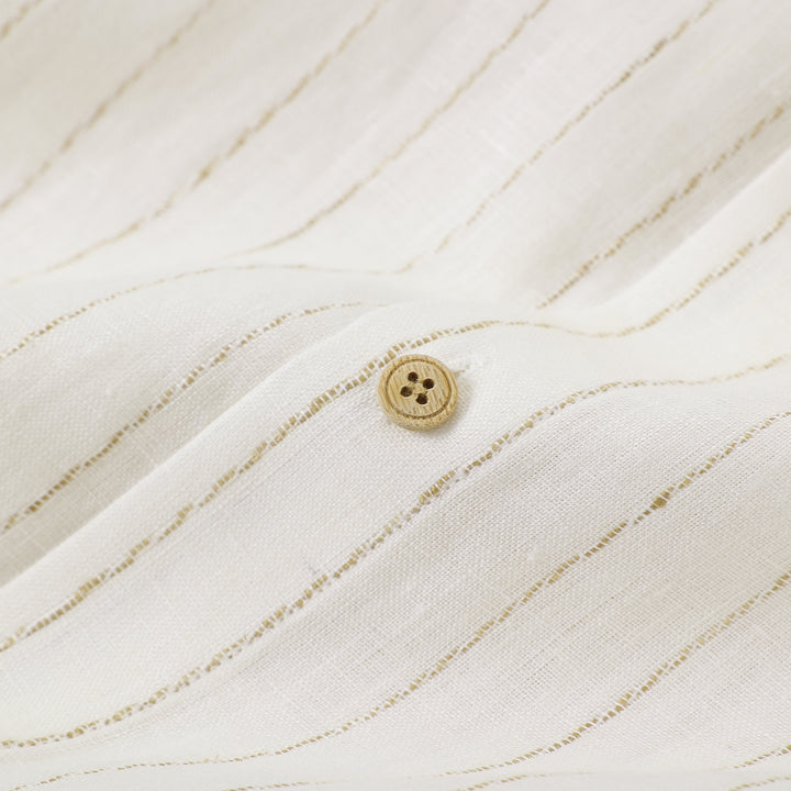 Draped Linen Off White