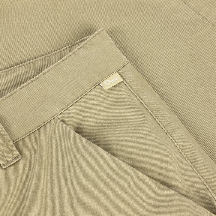 Dime Baggy Chino Pants Light Military