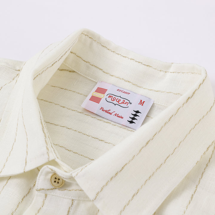 Draped Linen Off White