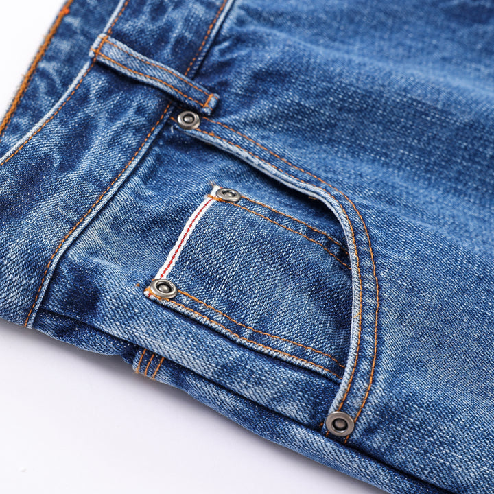 1943 Light Wash Straight Selvedge Denim