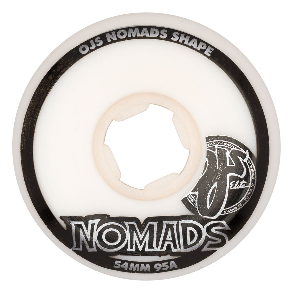 OJ Skateboard Wheels Elite White Nomads 95a