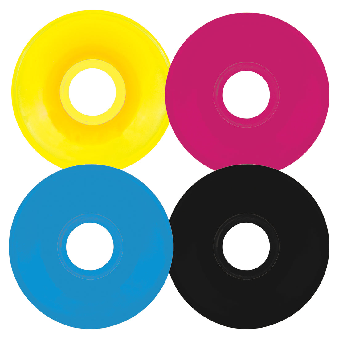 OJ Skateboard Wheels 55mm Mini Super Juice CMYK Mix Up 78a