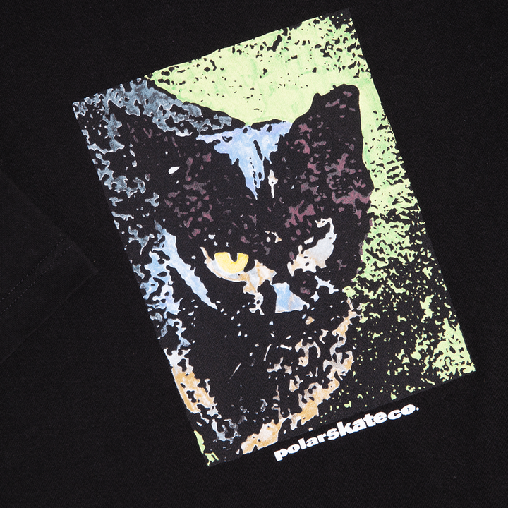 Polar Skate Co. Tee Cat Black