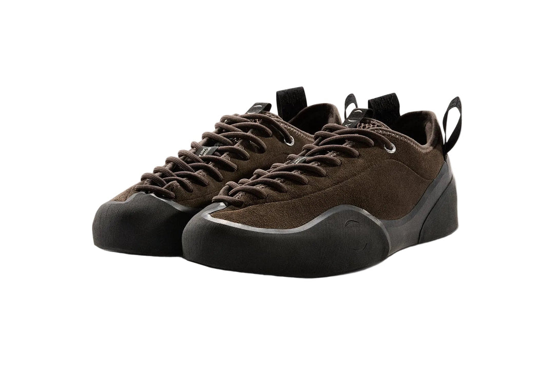 Village PM 1PM Leather Suede Chocolate/Natural Black
