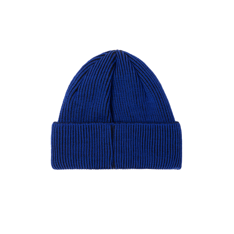 Polar Skate Co. Lines Merino Beanie Egyptian Blue/Black