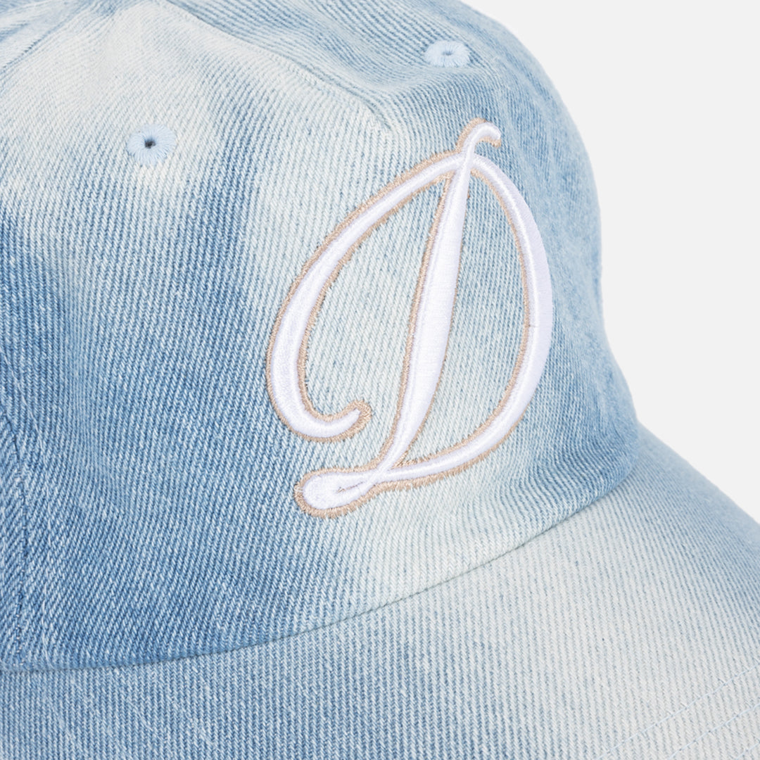Dime Cursive Denim Worker Cap Washed Blue