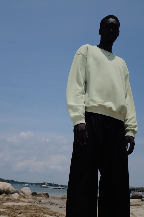 Mocean Sage Green Crew Neck