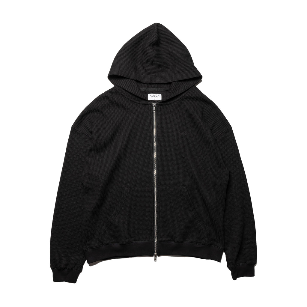 ★OY★WAFFLE HOODIE L/S TOP - BLACK★正規品/韓国直送料込 WAFFLEBLACKFRONT.jpg?v=