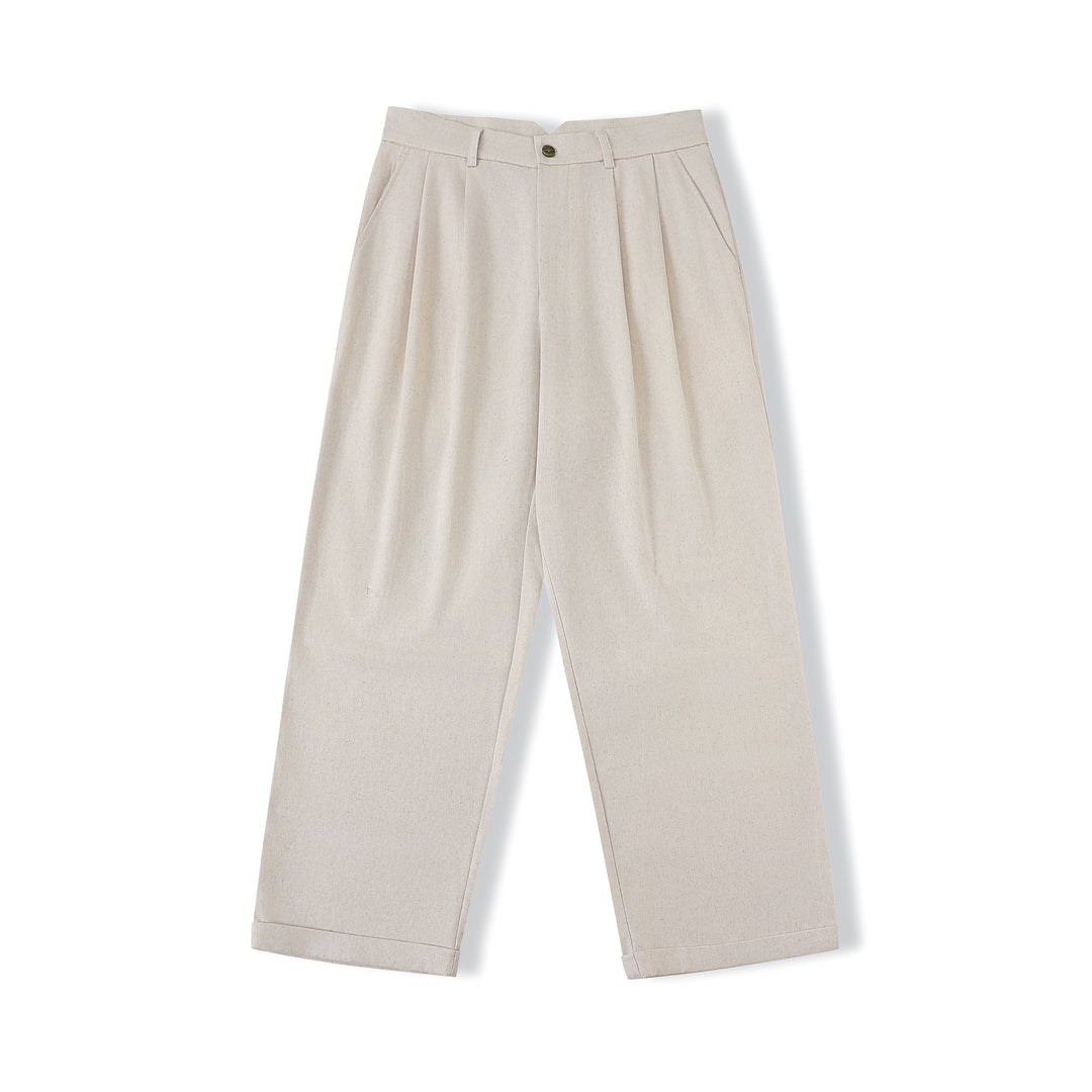Speakeasy Linen Pants Beige