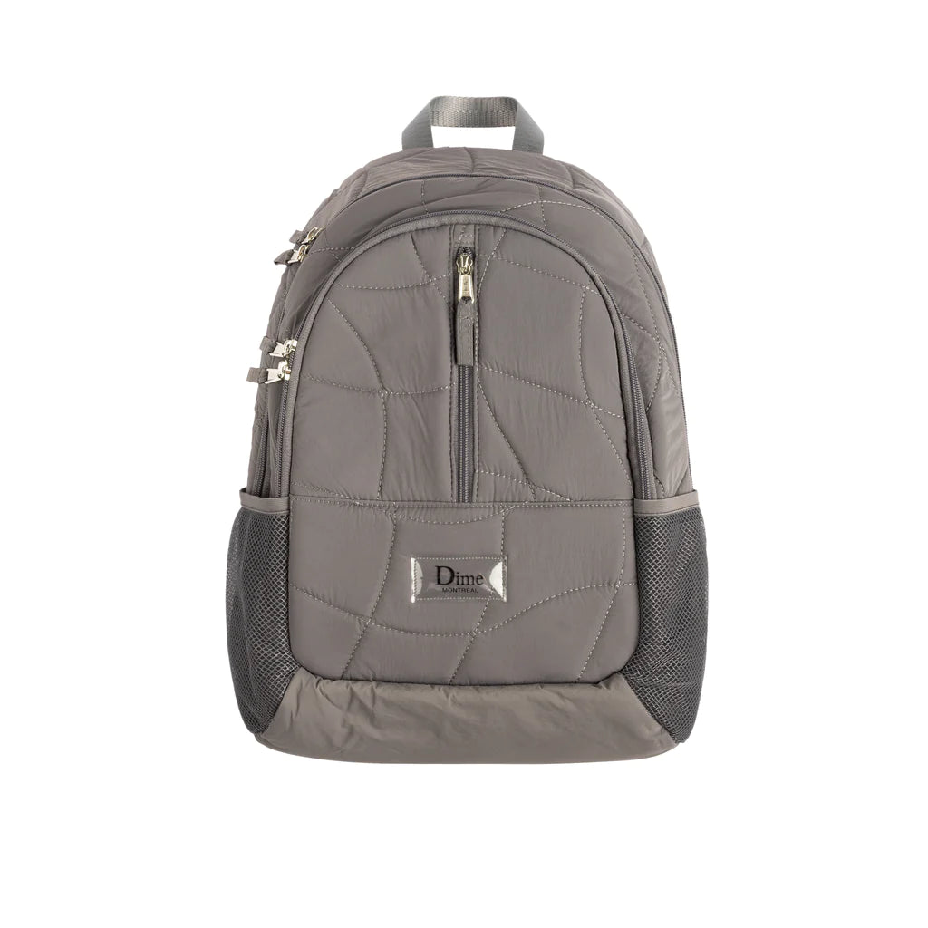 Dime Quilted Backpack Charcoal