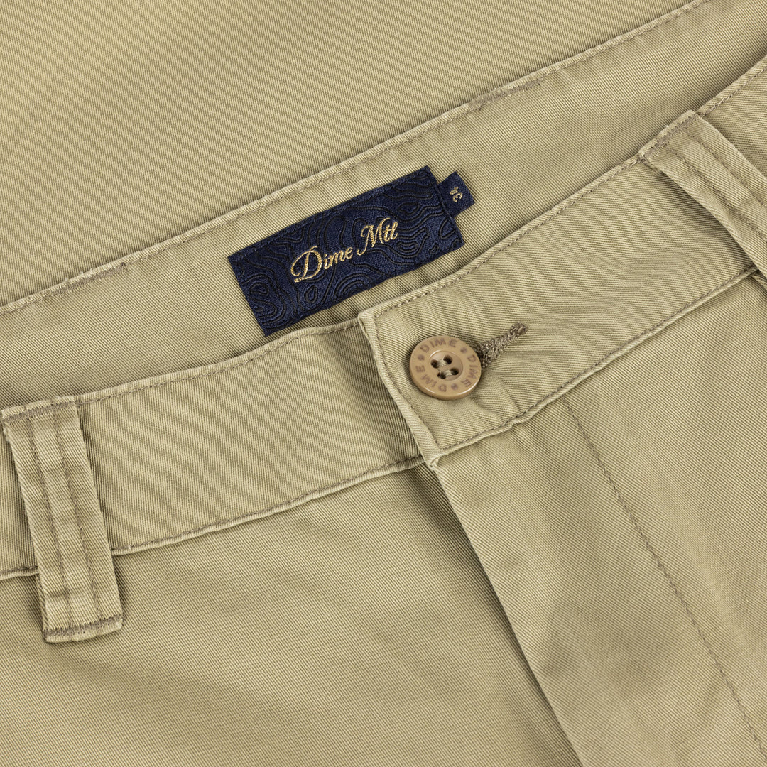 Dime Baggy Chino Pants Light Military