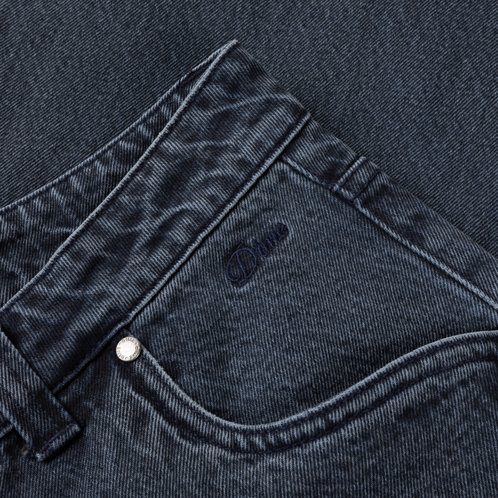 Dime Baggy Denim Pants Overdyed Blue