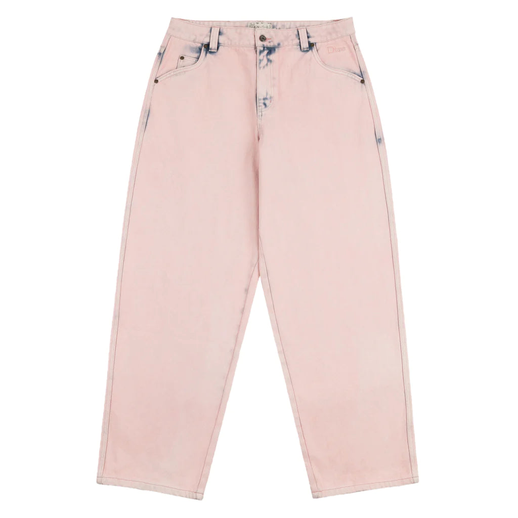 Dime Classic Baggy Denim Pants Overdyed Pink