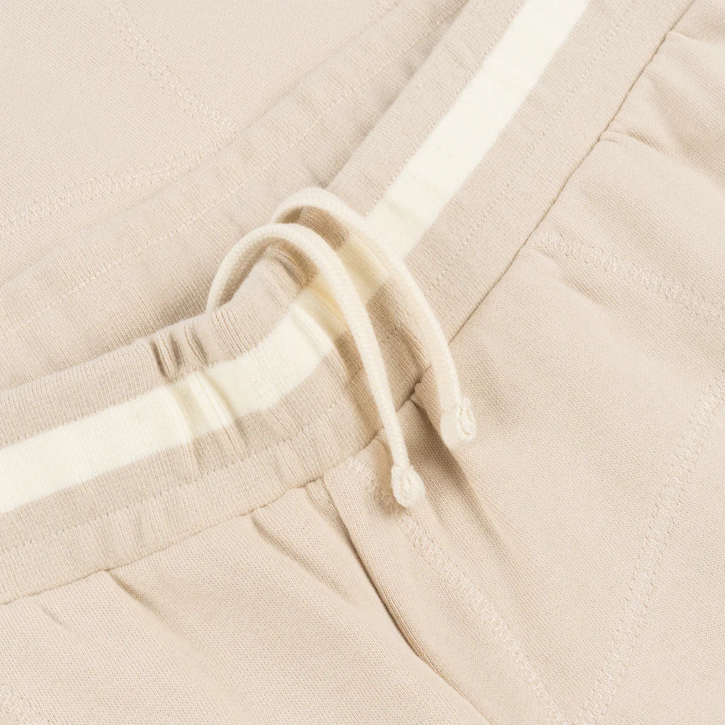 Dime Wave French Terry Pants Cream