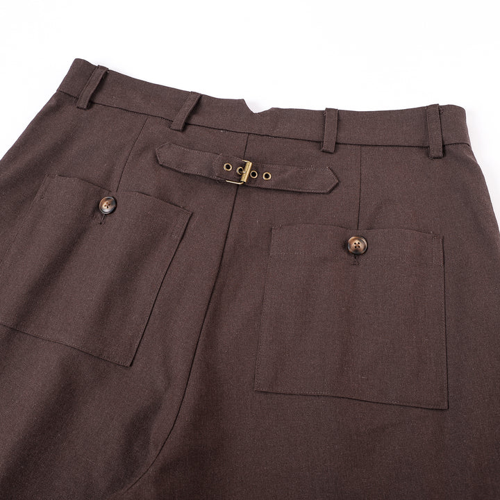 Speakeasy Linen Pants Brown
