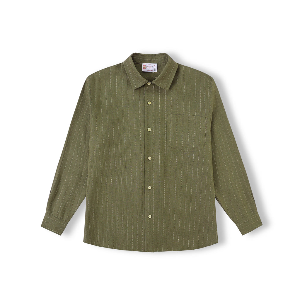Draped Linen Olive – moceanskate