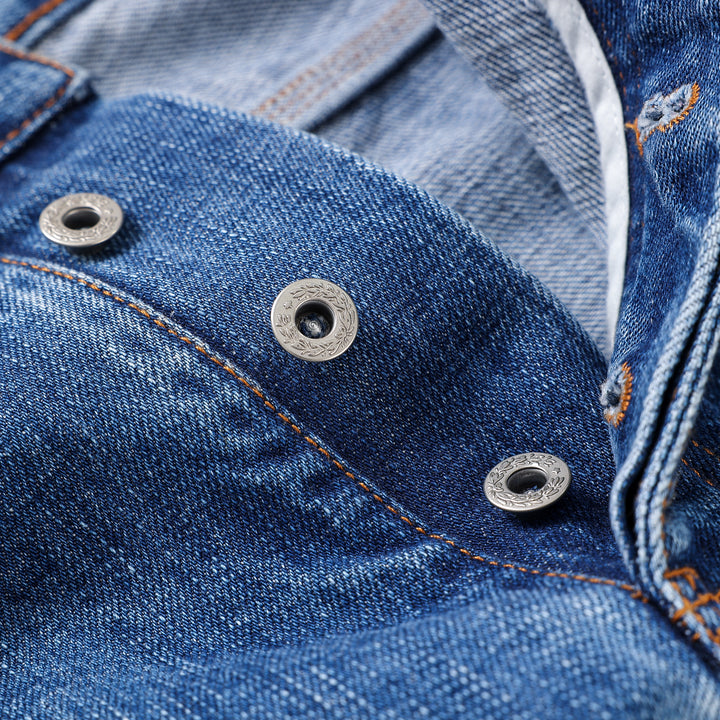 1943 Light Wash Straight Selvedge Denim