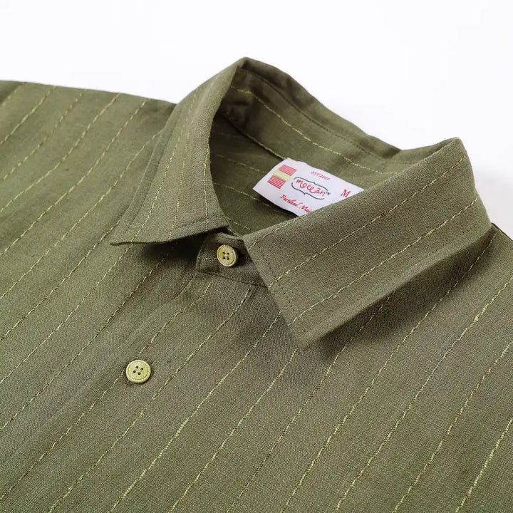Draped Linen Olive