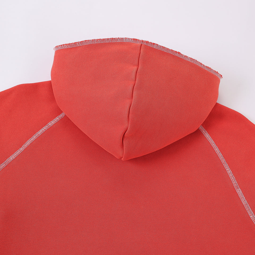 1930s Lobster Hoodie Washed Red