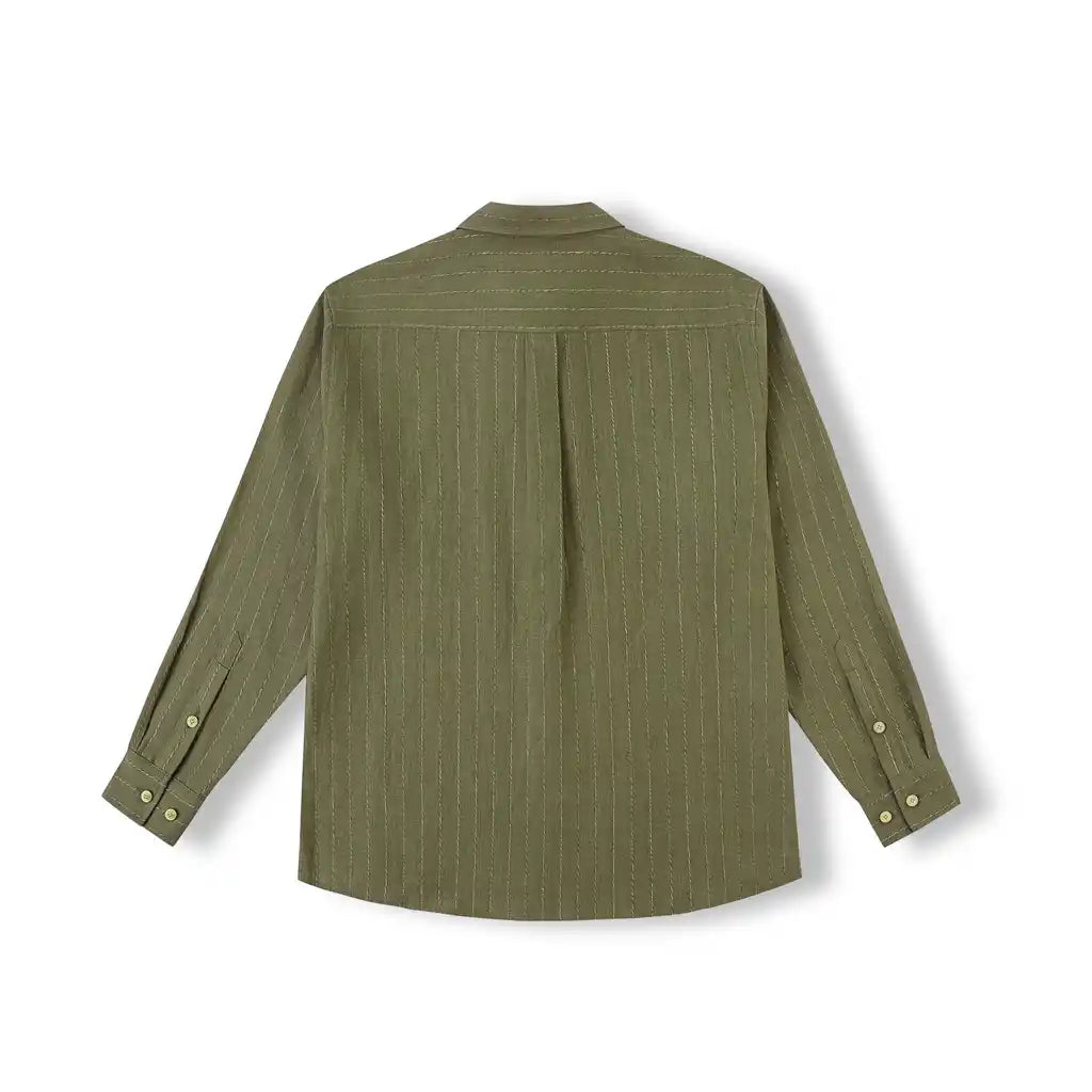Draped Linen Olive