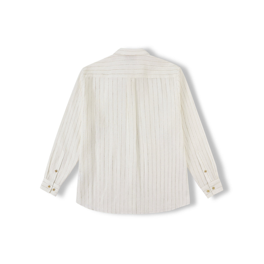 Draped Linen Off White