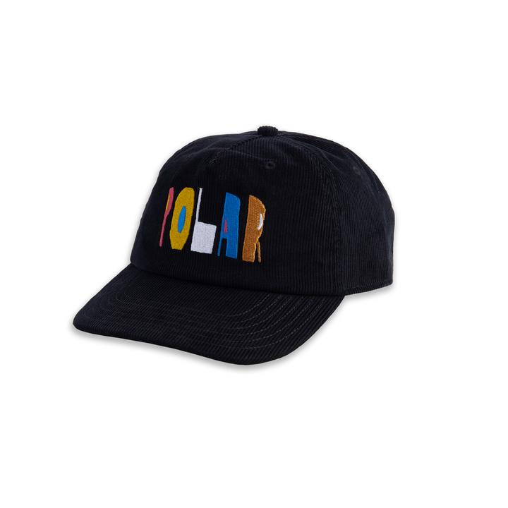 Polar Skate Co. James Cap Cut Logo Black