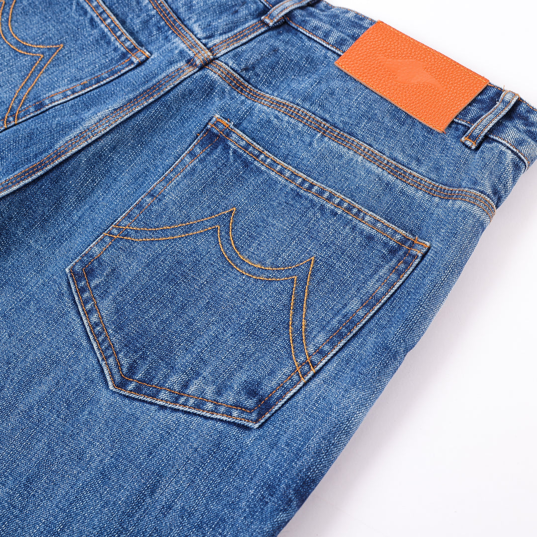 1943 Light Wash Straight Selvedge Denim