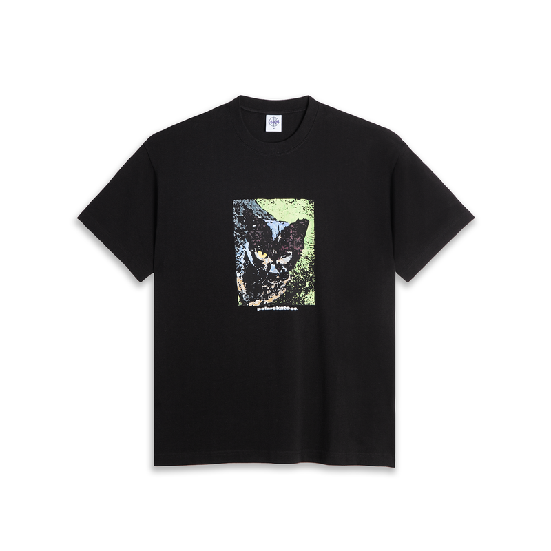 Polar Skate Co. Tee Cat Black