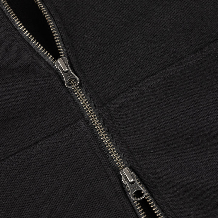 Dime Classic Small Logo Zip Hoodie Black