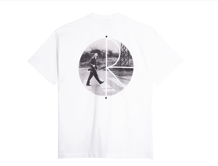 Polar Skate Co. Klez Crossing Fill Logo T-Shirt White