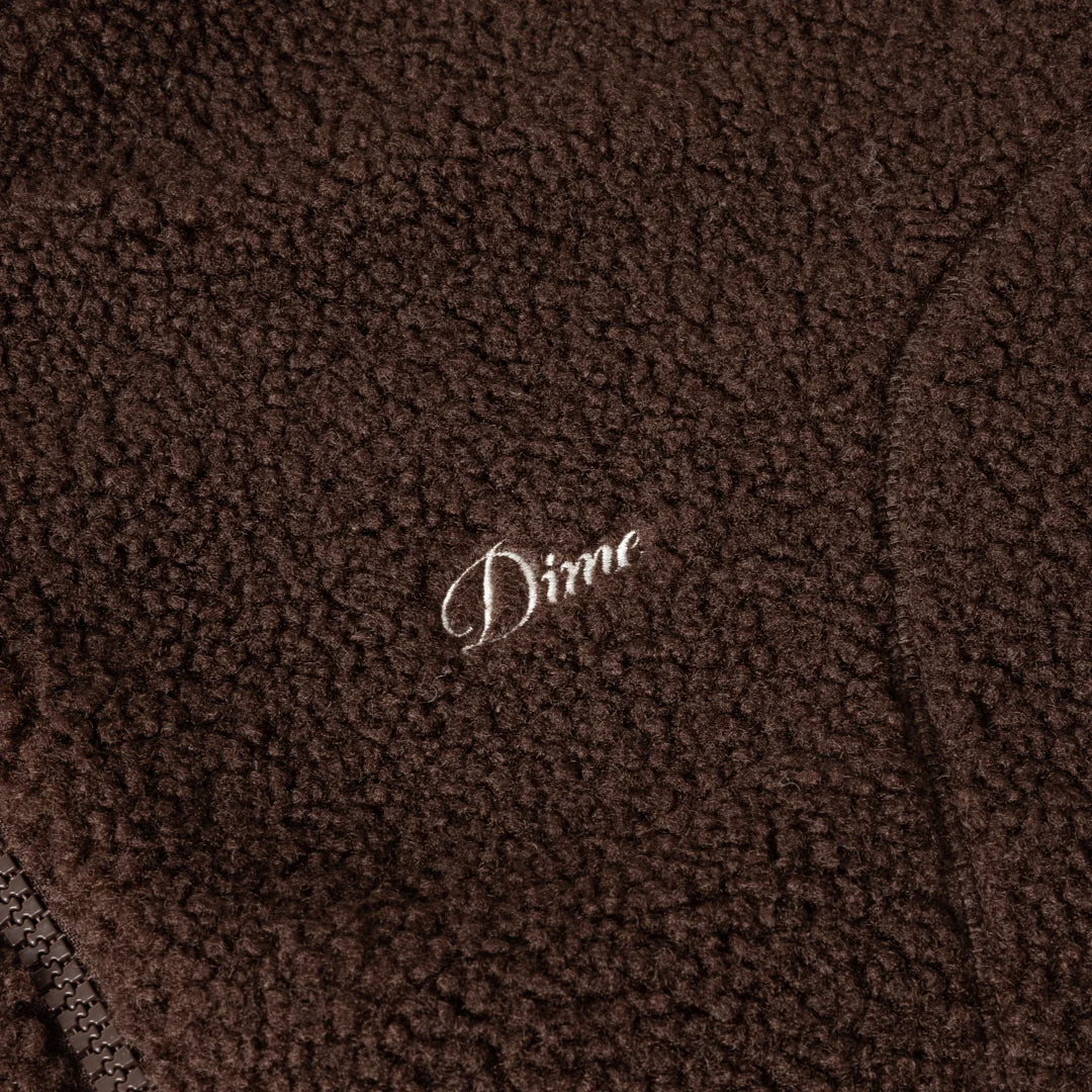 Dime Polar Fleece Sherpa Zip