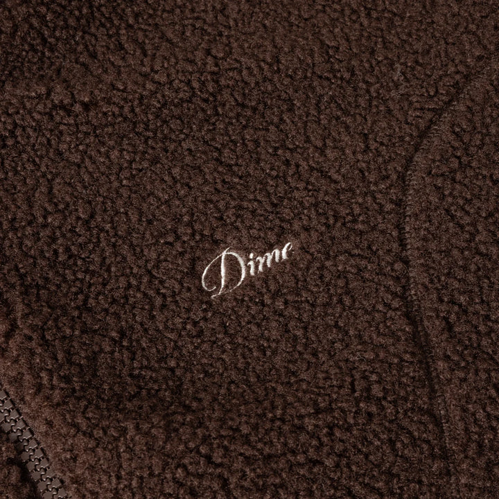 Dime Polar Fleece Sherpa Zip