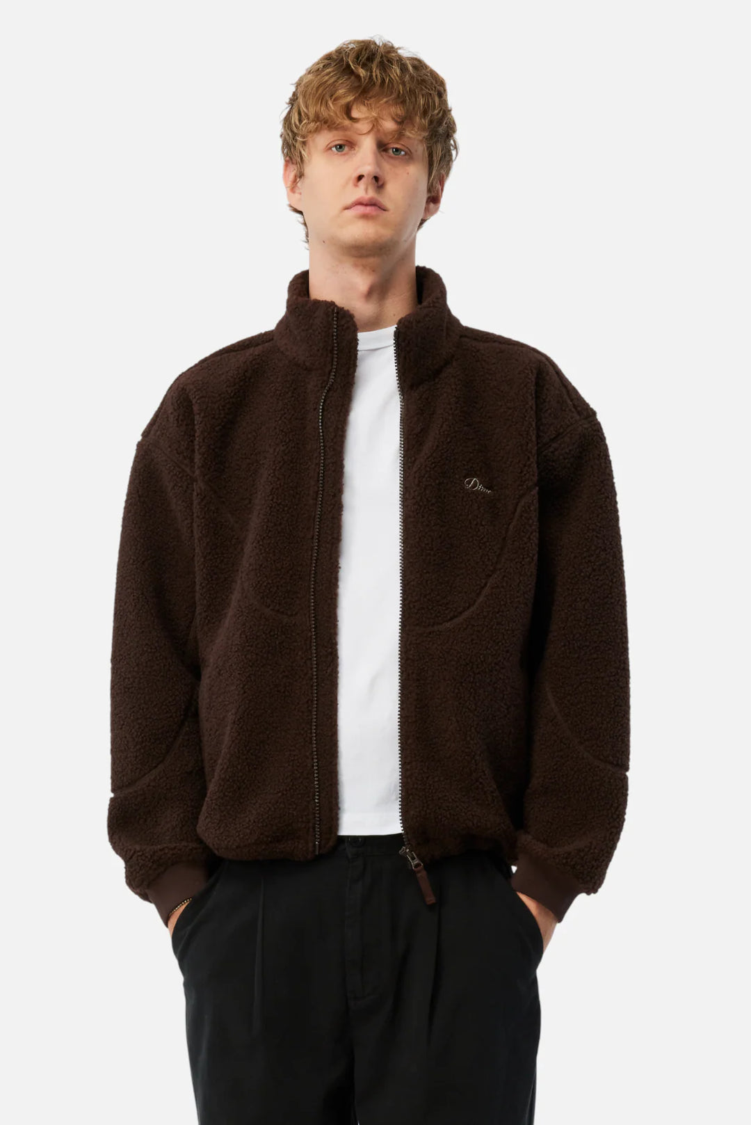 Dime Polar Fleece Sherpa Zip