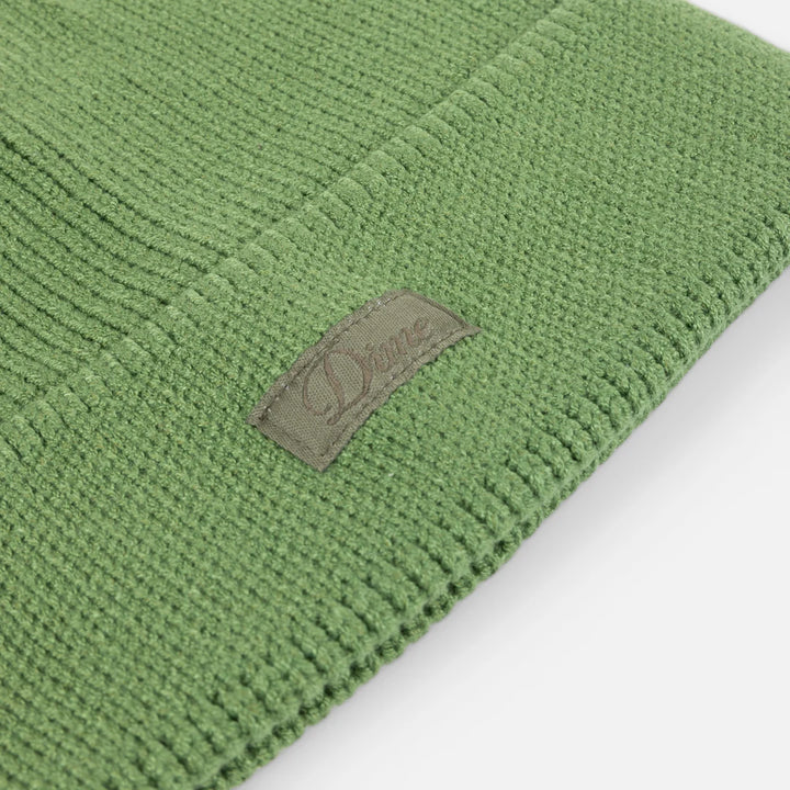 Dime Cursive Rib Beanie Green