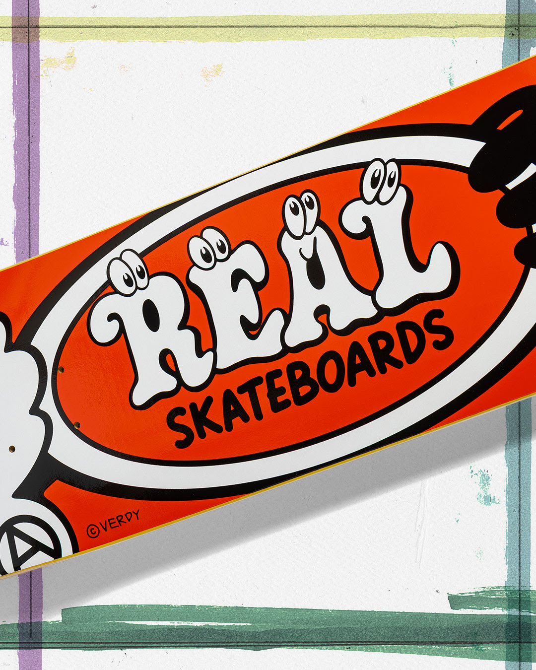 Real X Verdy Skate Shop Day 2026 Oval Red