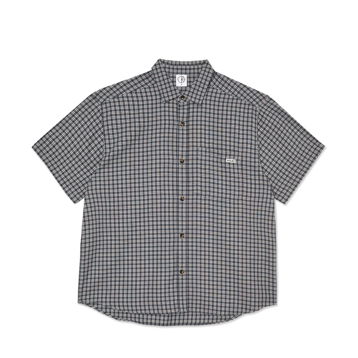 Polar Skate Co. Mitchell Shirt Petrol/Bordeaux