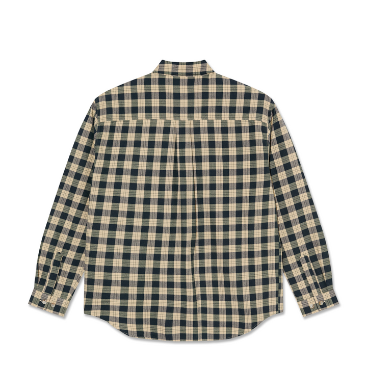 Polar Skate Co. Mitchell Long Sleeve Shirt Teal/Butter