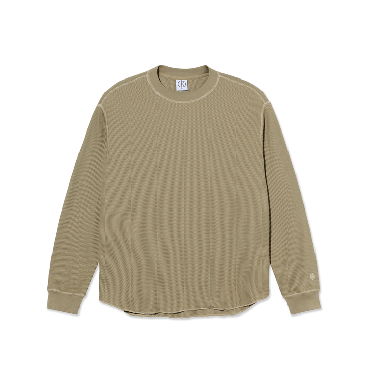 Polar Skate Co. Dylan Long Sleeve Tee Khaki Green/Taupe