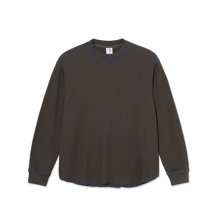 Polar Skate Co. Dylan Long Sleeve Tee Dirty Black/Blue