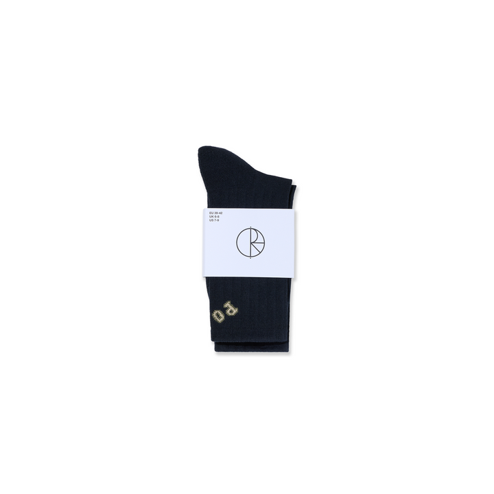 Polar Skate Co. Rib Socks College Dark Navy