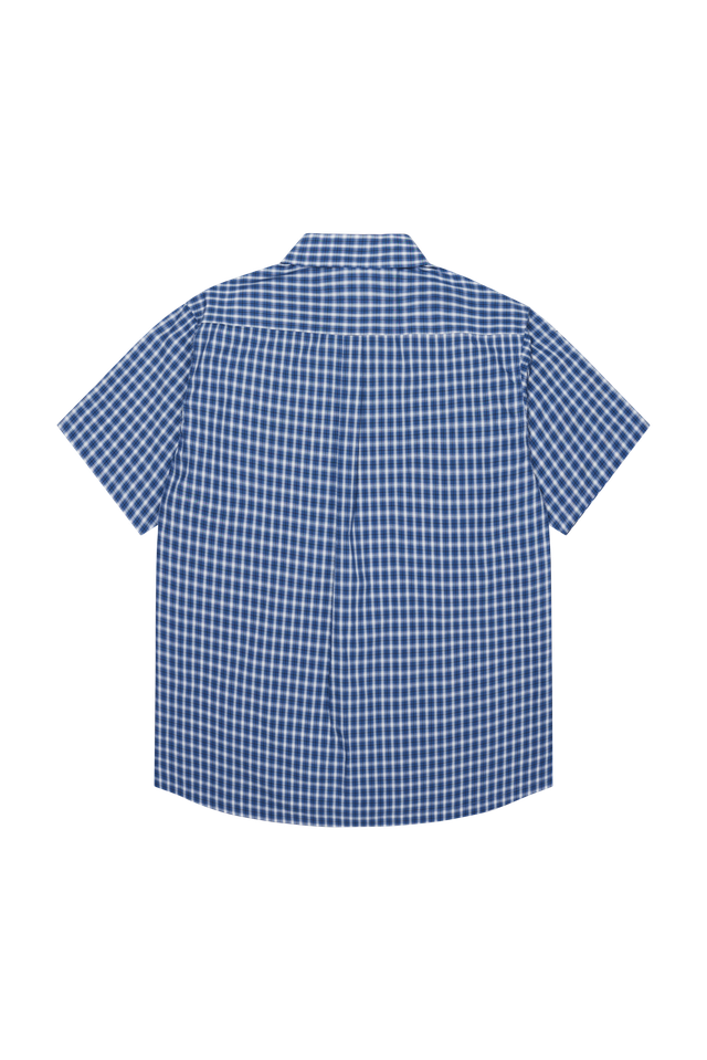 Last Resort AB Base SS Shirt Blue Check