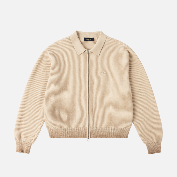Dime Double Zip Knit Tan