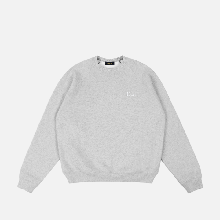 Dime Classic Small Logo Crewneck Heather Gray